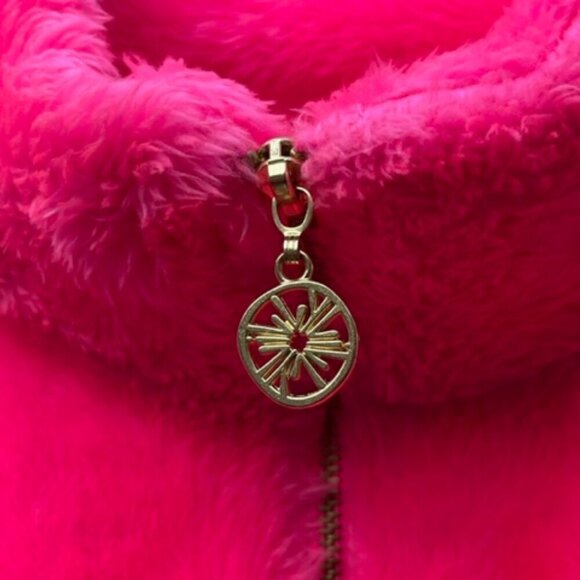 SOLD Lilly Pulitzer NWT Pink Isle You Earned It Colorblock Keala Sherpa XXL - Picture 4 of 15